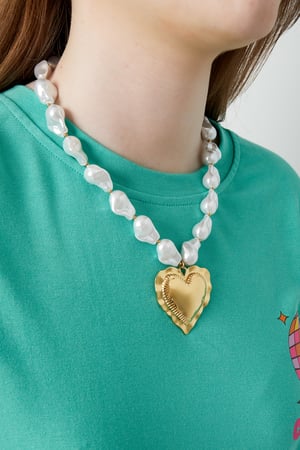 Pearl love Necklace h5 Picture2